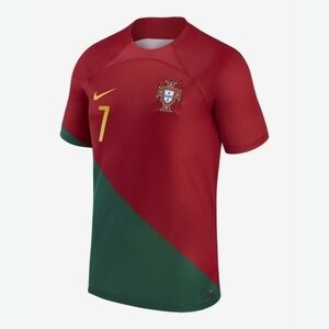 NIKE  Portugal Soccer Jersey Stadium Home (Cristiano Ronaldo) - Men's